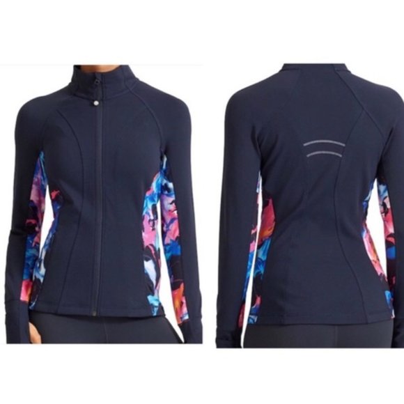 Athleta Navy Super Imposed Hope Jacket Small - Picture 8 of 8